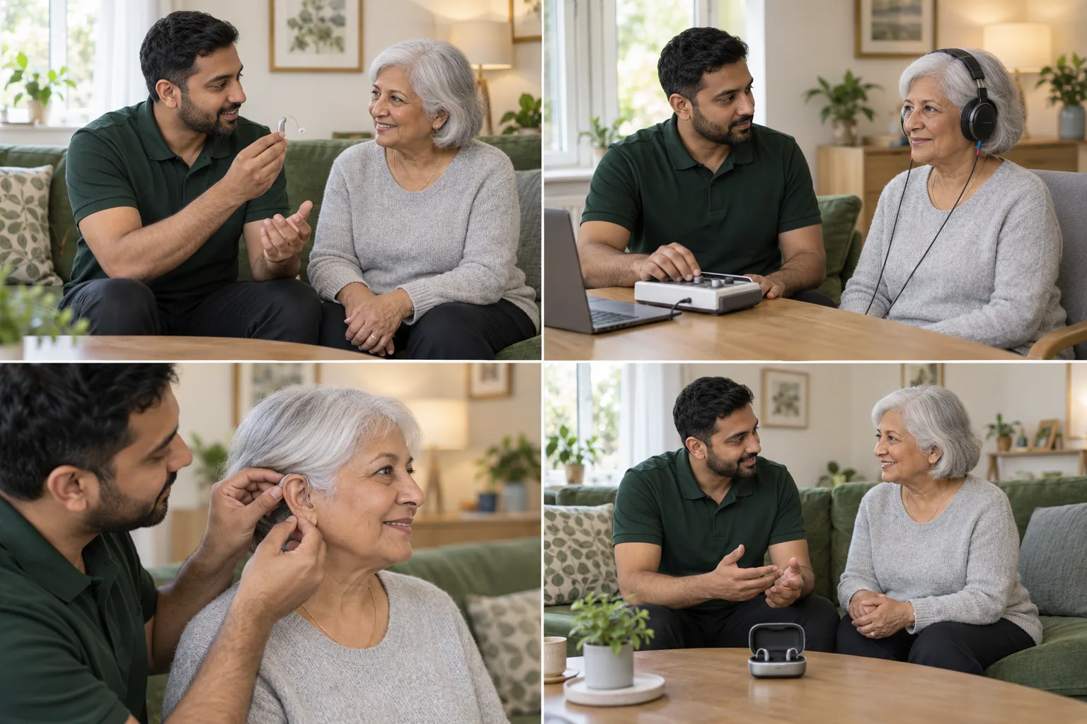 Illustrative home hearing assessment