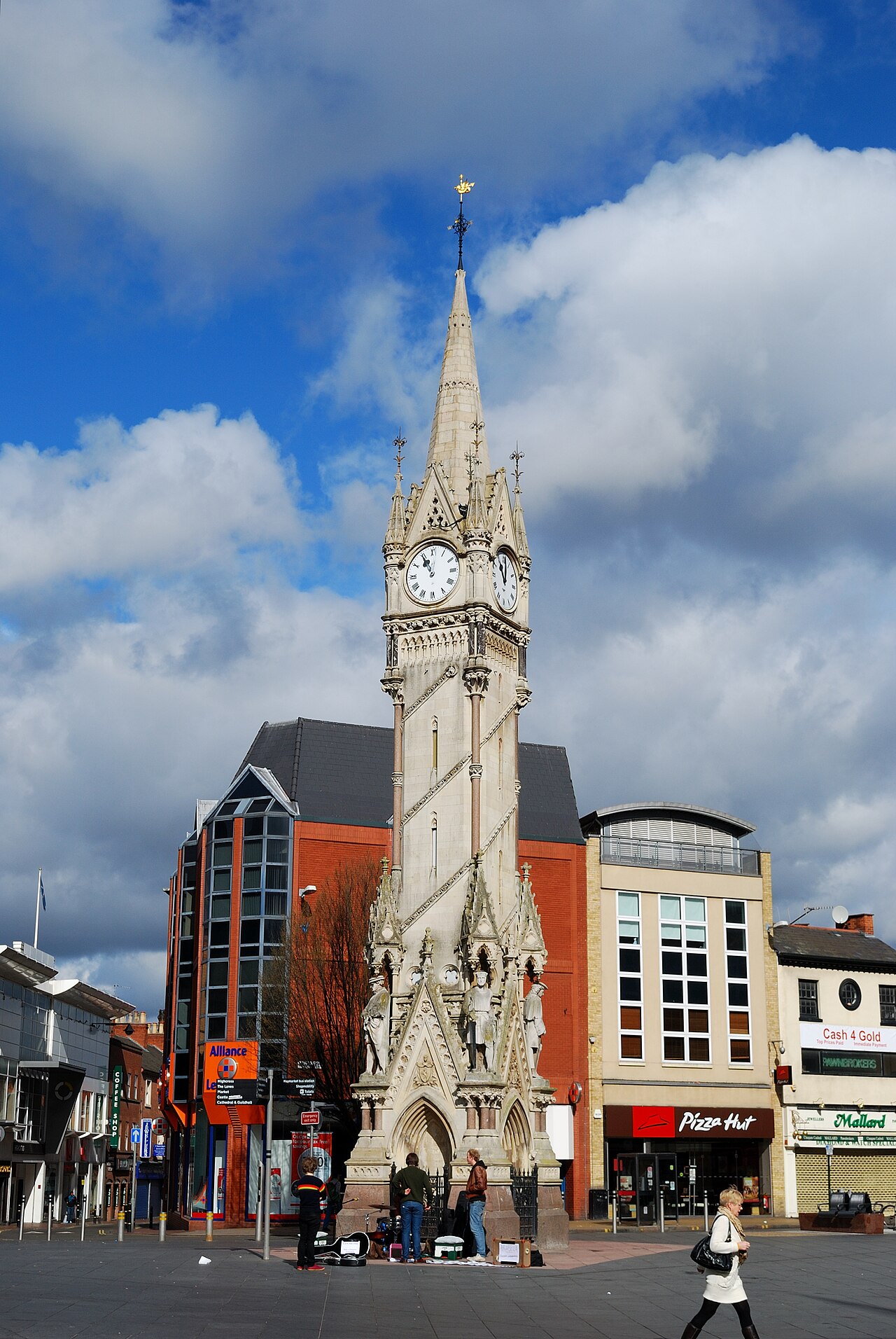 Leicester Clock Tower in Leicester