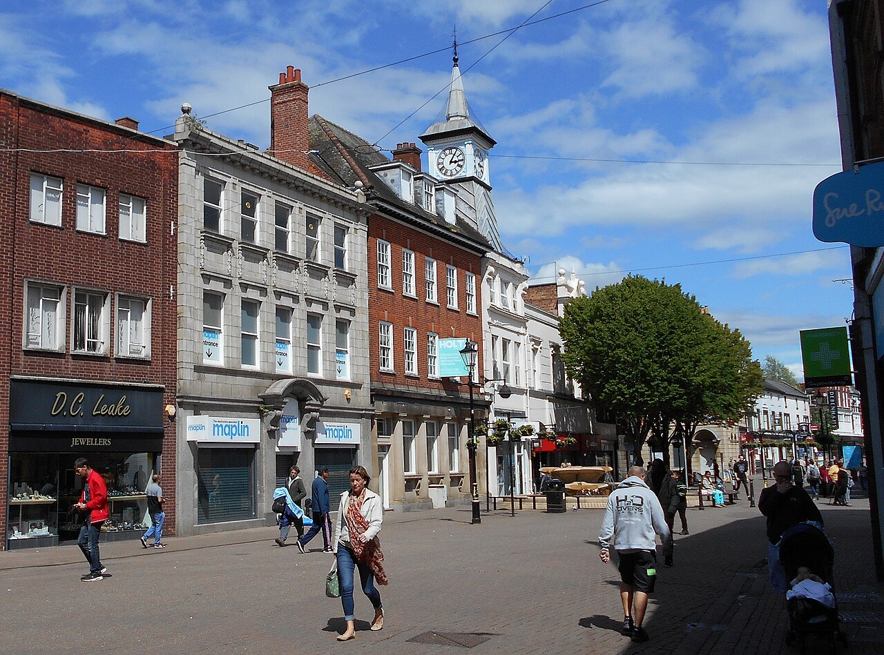 George Eliot statue, a familiar landmark in Nuneaton