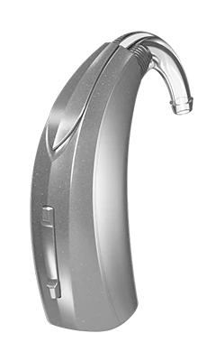 Starkey behind-the-ear hearing aid — manufacturer photograph